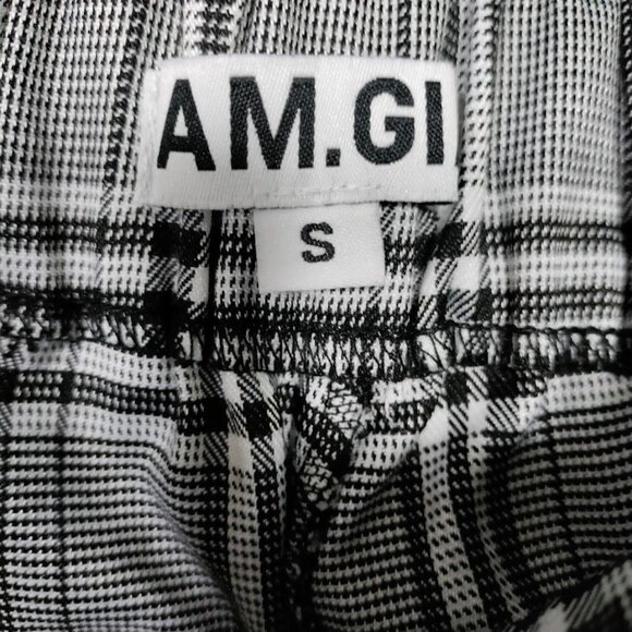 I.AM.GIA High-Waisted Cobain Plaid Relaxed-Fit Chain Pants Goth 80's Size Small - Picture 5 of 10